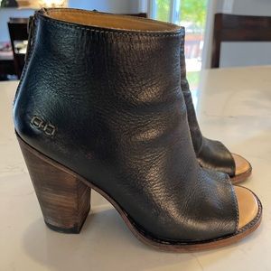 BED|STU BLACK SANDAL BOOTIE